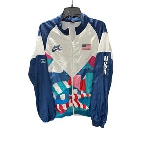 Nike SB Parra USA Windbreaker Jacket Colorblock Retro Olympic